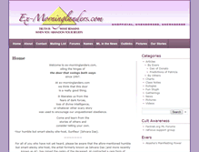 Tablet Screenshot of ex-morninglanders.com